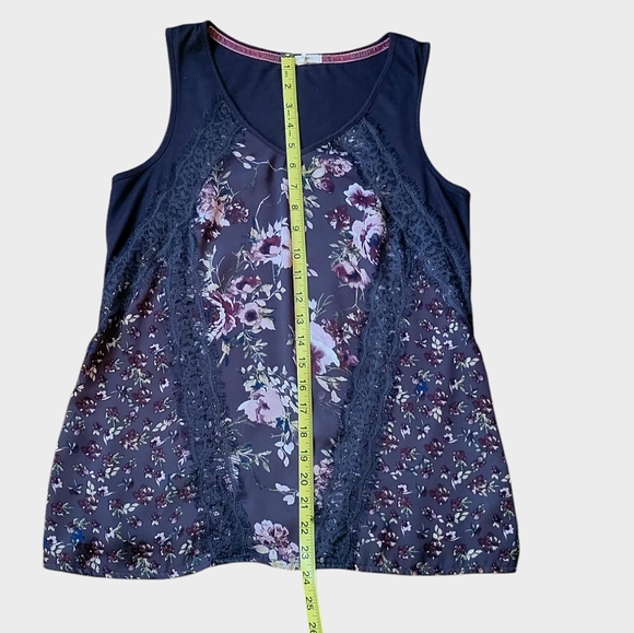 Maurices Floral Tank Top With Fringe - Picture 6 of 10